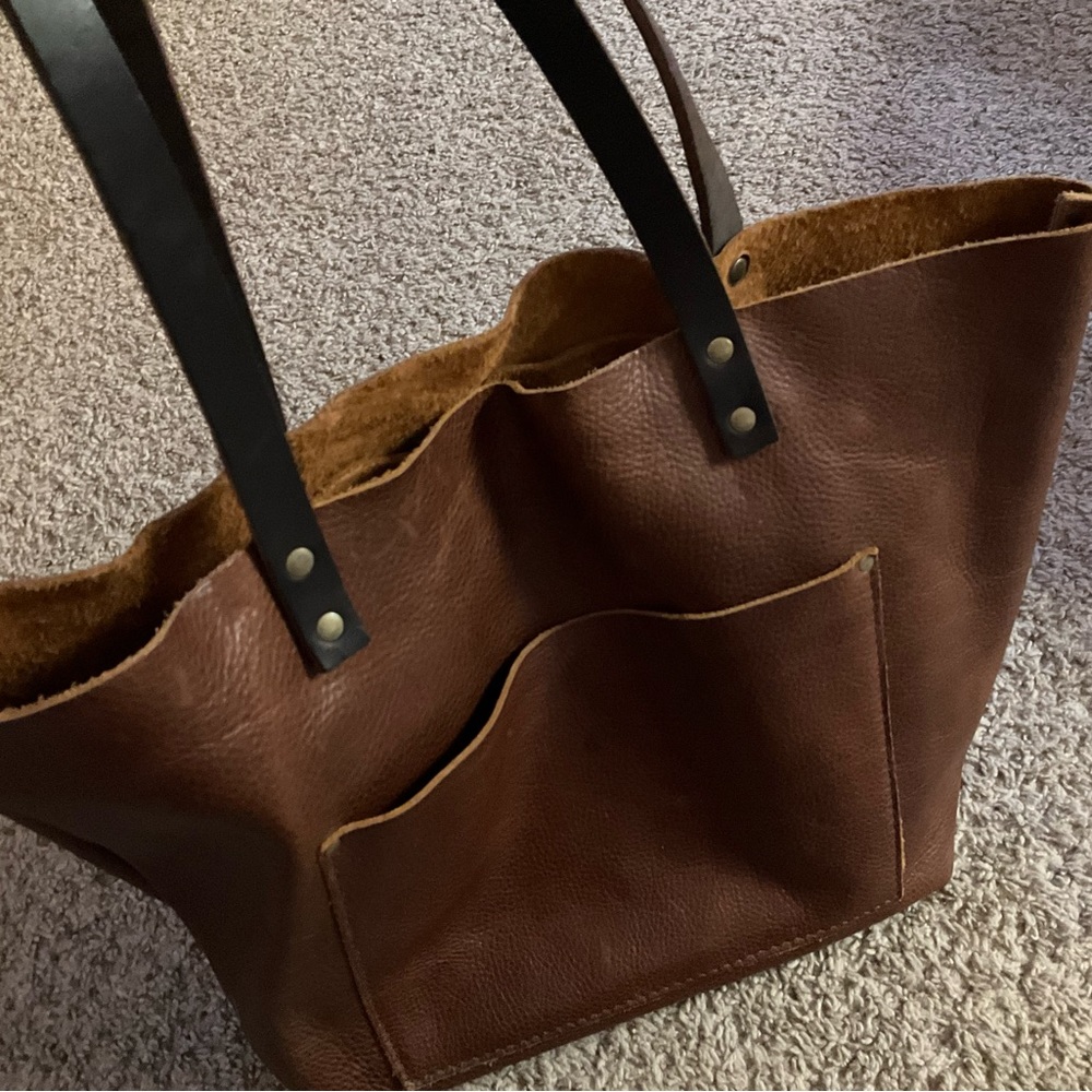 All leather bag